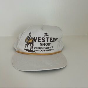 The Western Show White & Yellow Trucker Hat